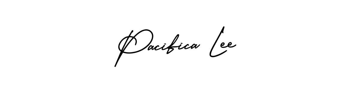 Use a signature maker to create a handwritten signature online. With this signature software, you can design (AmerikaSignatureDemo-Regular) your own signature for name Pacifica Lee. Pacifica Lee signature style 3 images and pictures png