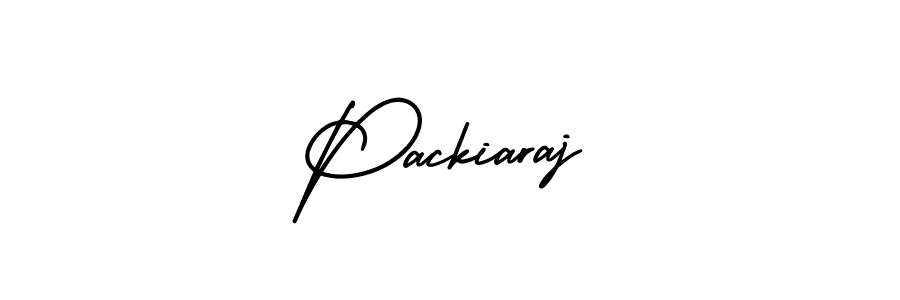 Packiaraj stylish signature style. Best Handwritten Sign (AmerikaSignatureDemo-Regular) for my name. Handwritten Signature Collection Ideas for my name Packiaraj. Packiaraj signature style 3 images and pictures png
