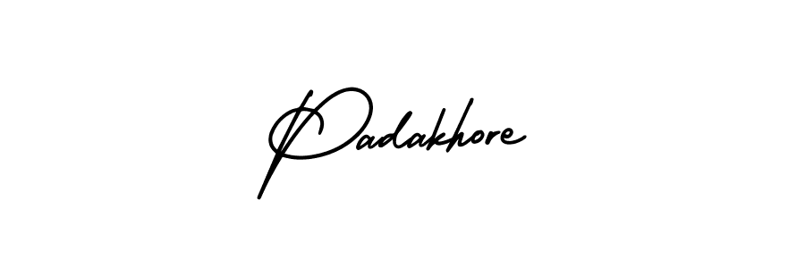 Make a beautiful signature design for name Padakhore. With this signature (AmerikaSignatureDemo-Regular) style, you can create a handwritten signature for free. Padakhore signature style 3 images and pictures png