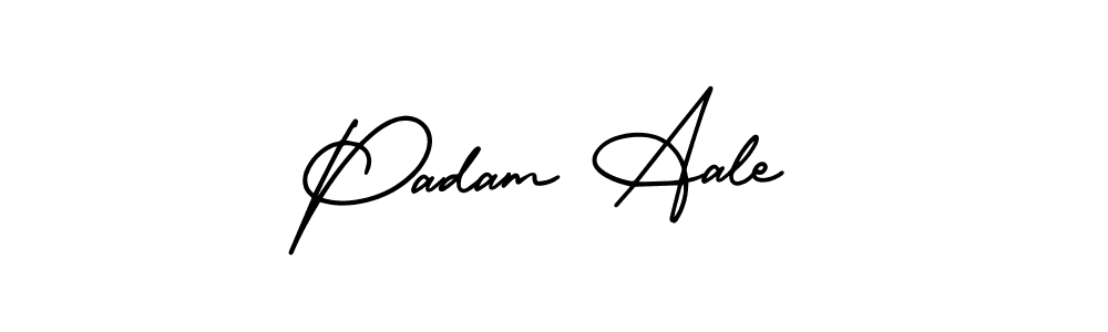 Design your own signature with our free online signature maker. With this signature software, you can create a handwritten (AmerikaSignatureDemo-Regular) signature for name Padam Aale. Padam Aale signature style 3 images and pictures png