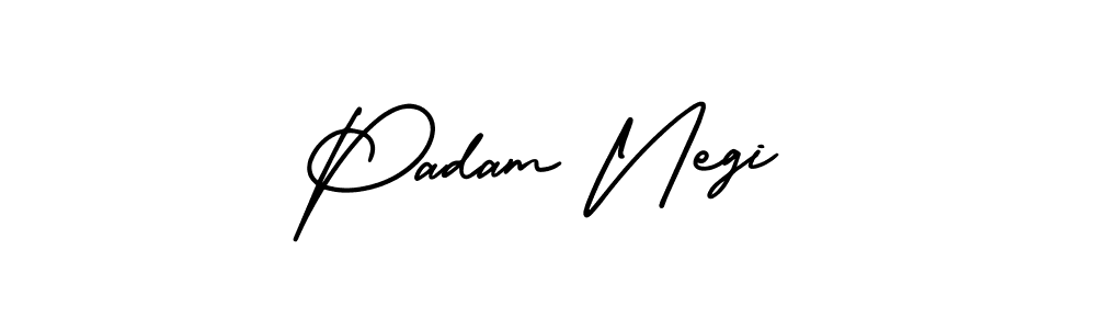 Make a short Padam Negi signature style. Manage your documents anywhere anytime using AmerikaSignatureDemo-Regular. Create and add eSignatures, submit forms, share and send files easily. Padam Negi signature style 3 images and pictures png