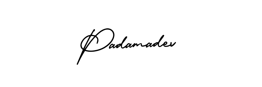 Make a beautiful signature design for name Padamadev. Use this online signature maker to create a handwritten signature for free. Padamadev signature style 3 images and pictures png