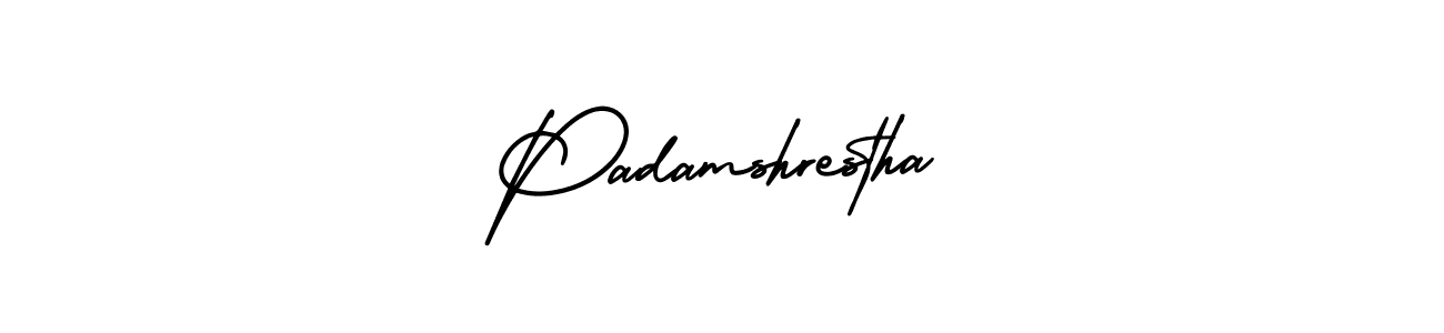 See photos of Padamshrestha official signature by Spectra . Check more albums & portfolios. Read reviews & check more about AmerikaSignatureDemo-Regular font. Padamshrestha signature style 3 images and pictures png