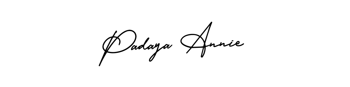 Create a beautiful signature design for name Padaya Annie. With this signature (AmerikaSignatureDemo-Regular) fonts, you can make a handwritten signature for free. Padaya Annie signature style 3 images and pictures png