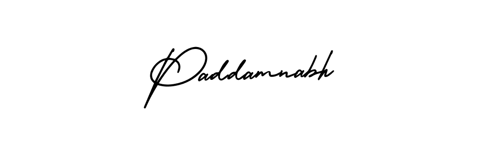 AmerikaSignatureDemo-Regular is a professional signature style that is perfect for those who want to add a touch of class to their signature. It is also a great choice for those who want to make their signature more unique. Get Paddamnabh name to fancy signature for free. Paddamnabh signature style 3 images and pictures png