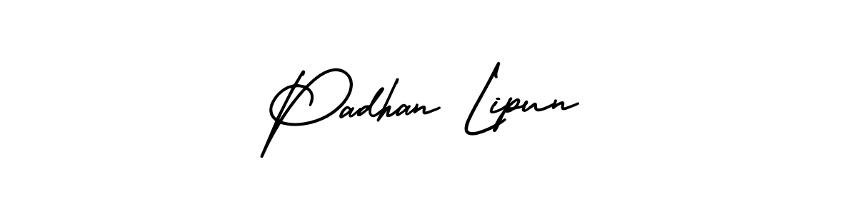Check out images of Autograph of Padhan Lipun name. Actor Padhan Lipun Signature Style. AmerikaSignatureDemo-Regular is a professional sign style online. Padhan Lipun signature style 3 images and pictures png