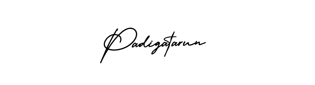 How to make Padigatarun signature? AmerikaSignatureDemo-Regular is a professional autograph style. Create handwritten signature for Padigatarun name. Padigatarun signature style 3 images and pictures png
