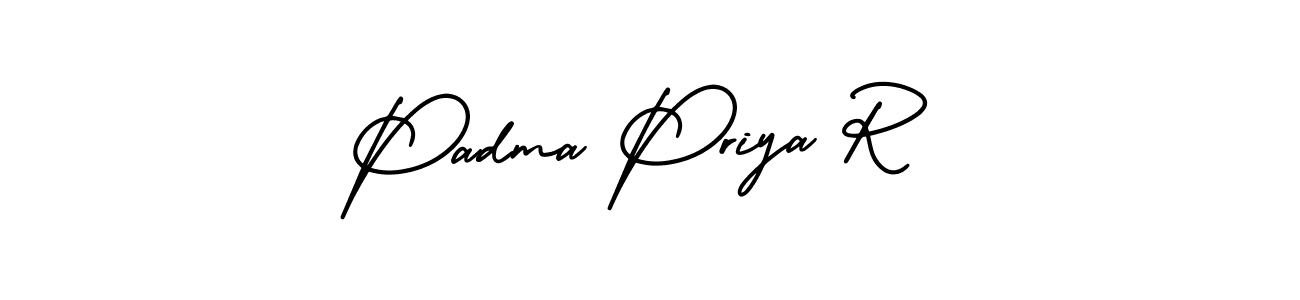 Make a beautiful signature design for name Padma Priya R. Use this online signature maker to create a handwritten signature for free. Padma Priya R signature style 3 images and pictures png