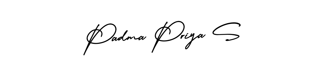 Also we have Padma Priya S name is the best signature style. Create professional handwritten signature collection using AmerikaSignatureDemo-Regular autograph style. Padma Priya S signature style 3 images and pictures png