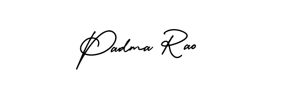 This is the best signature style for the Padma Rao name. Also you like these signature font (AmerikaSignatureDemo-Regular). Mix name signature. Padma Rao signature style 3 images and pictures png