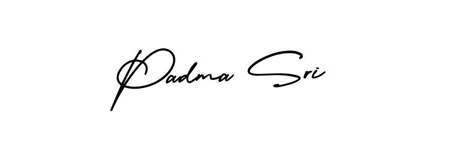 Padma Sri stylish signature style. Best Handwritten Sign (AmerikaSignatureDemo-Regular) for my name. Handwritten Signature Collection Ideas for my name Padma Sri. Padma Sri signature style 3 images and pictures png