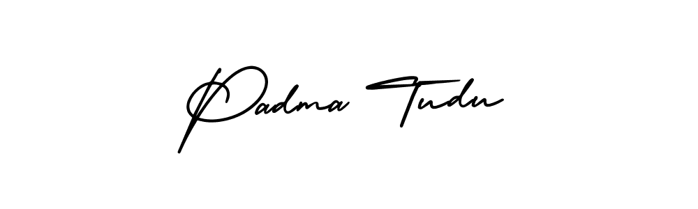 Best and Professional Signature Style for Padma Tudu. AmerikaSignatureDemo-Regular Best Signature Style Collection. Padma Tudu signature style 3 images and pictures png