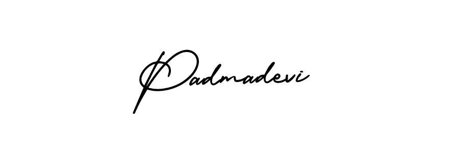 Make a beautiful signature design for name Padmadevi. With this signature (AmerikaSignatureDemo-Regular) style, you can create a handwritten signature for free. Padmadevi signature style 3 images and pictures png