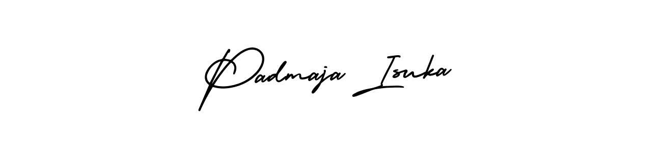 Similarly AmerikaSignatureDemo-Regular is the best handwritten signature design. Signature creator online .You can use it as an online autograph creator for name Padmaja Isuka. Padmaja Isuka signature style 3 images and pictures png