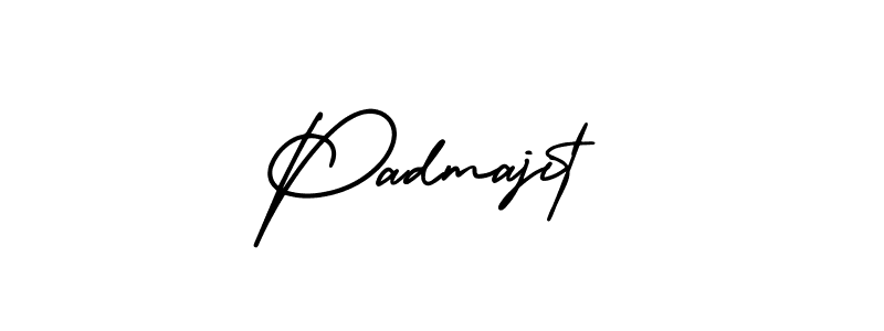 Design your own signature with our free online signature maker. With this signature software, you can create a handwritten (AmerikaSignatureDemo-Regular) signature for name Padmajit. Padmajit signature style 3 images and pictures png