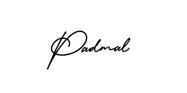 Make a beautiful signature design for name Padmal. With this signature (AmerikaSignatureDemo-Regular) style, you can create a handwritten signature for free. Padmal signature style 3 images and pictures png