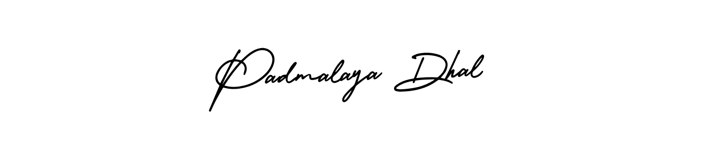AmerikaSignatureDemo-Regular is a professional signature style that is perfect for those who want to add a touch of class to their signature. It is also a great choice for those who want to make their signature more unique. Get Padmalaya Dhal name to fancy signature for free. Padmalaya Dhal signature style 3 images and pictures png