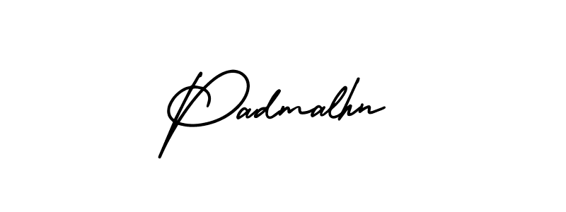 AmerikaSignatureDemo-Regular is a professional signature style that is perfect for those who want to add a touch of class to their signature. It is also a great choice for those who want to make their signature more unique. Get Padmalhn name to fancy signature for free. Padmalhn signature style 3 images and pictures png