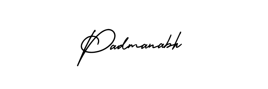 This is the best signature style for the Padmanabh name. Also you like these signature font (AmerikaSignatureDemo-Regular). Mix name signature. Padmanabh signature style 3 images and pictures png