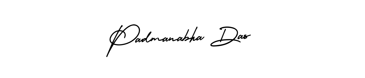 You should practise on your own different ways (AmerikaSignatureDemo-Regular) to write your name (Padmanabha Das) in signature. don't let someone else do it for you. Padmanabha Das signature style 3 images and pictures png