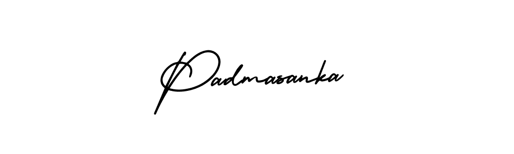 You should practise on your own different ways (AmerikaSignatureDemo-Regular) to write your name (Padmasanka) in signature. don't let someone else do it for you. Padmasanka signature style 3 images and pictures png