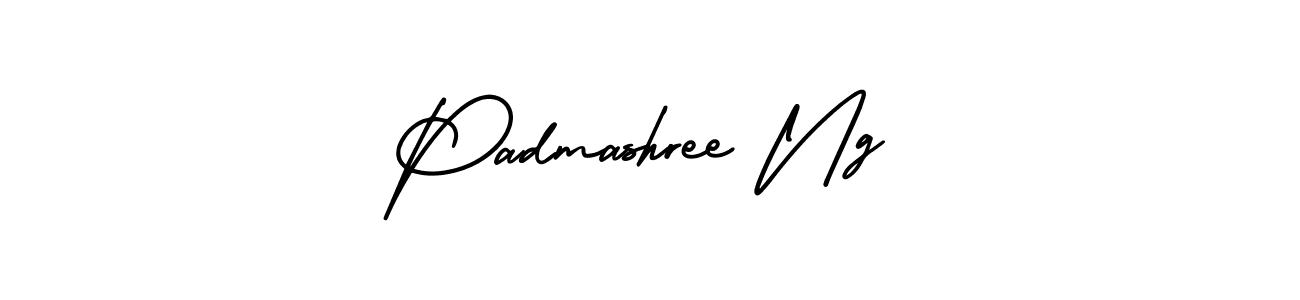 How to make Padmashree Ng signature? AmerikaSignatureDemo-Regular is a professional autograph style. Create handwritten signature for Padmashree Ng name. Padmashree Ng signature style 3 images and pictures png