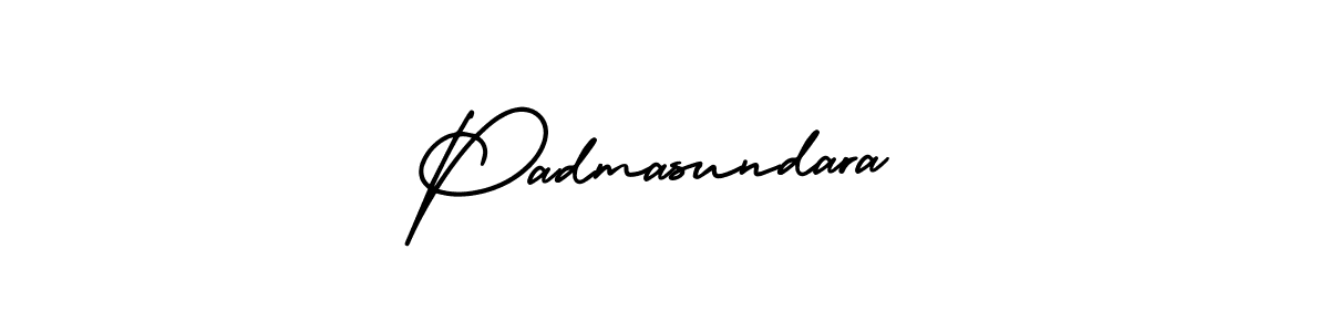 if you are searching for the best signature style for your name Padmasundara. so please give up your signature search. here we have designed multiple signature styles  using AmerikaSignatureDemo-Regular. Padmasundara signature style 3 images and pictures png