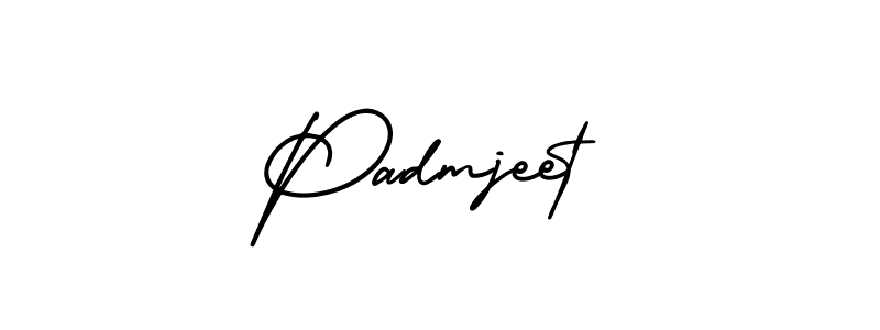 Also You can easily find your signature by using the search form. We will create Padmjeet name handwritten signature images for you free of cost using AmerikaSignatureDemo-Regular sign style. Padmjeet signature style 3 images and pictures png
