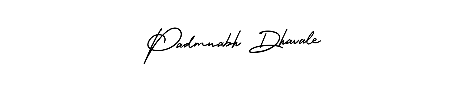 Create a beautiful signature design for name Padmnabh Dhavale. With this signature (AmerikaSignatureDemo-Regular) fonts, you can make a handwritten signature for free. Padmnabh Dhavale signature style 3 images and pictures png