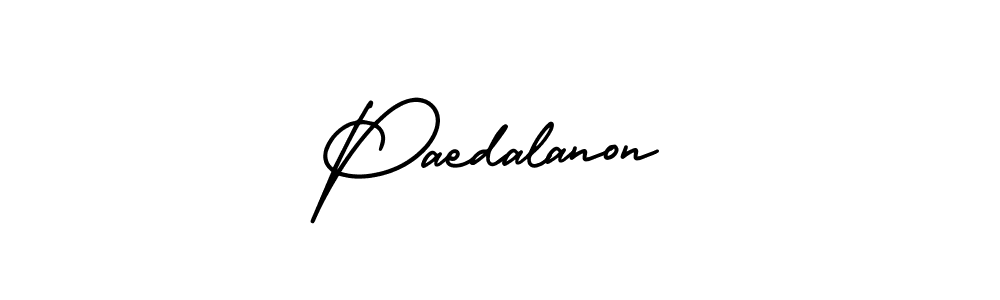 It looks lik you need a new signature style for name Paedalanon. Design unique handwritten (AmerikaSignatureDemo-Regular) signature with our free signature maker in just a few clicks. Paedalanon signature style 3 images and pictures png