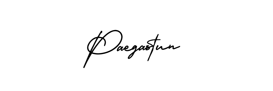 Make a beautiful signature design for name Paegastun. With this signature (AmerikaSignatureDemo-Regular) style, you can create a handwritten signature for free. Paegastun signature style 3 images and pictures png