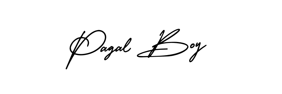 It looks lik you need a new signature style for name Pagal Boy. Design unique handwritten (AmerikaSignatureDemo-Regular) signature with our free signature maker in just a few clicks. Pagal Boy signature style 3 images and pictures png