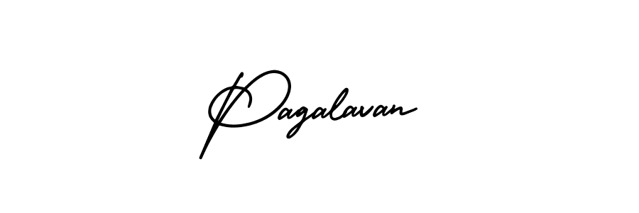 It looks lik you need a new signature style for name Pagalavan. Design unique handwritten (AmerikaSignatureDemo-Regular) signature with our free signature maker in just a few clicks. Pagalavan signature style 3 images and pictures png