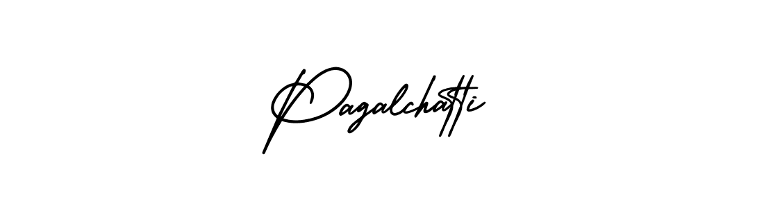 Use a signature maker to create a handwritten signature online. With this signature software, you can design (AmerikaSignatureDemo-Regular) your own signature for name Pagalchatti. Pagalchatti signature style 3 images and pictures png