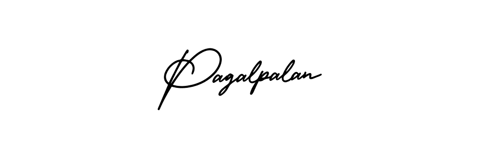 How to make Pagalpalan name signature. Use AmerikaSignatureDemo-Regular style for creating short signs online. This is the latest handwritten sign. Pagalpalan signature style 3 images and pictures png