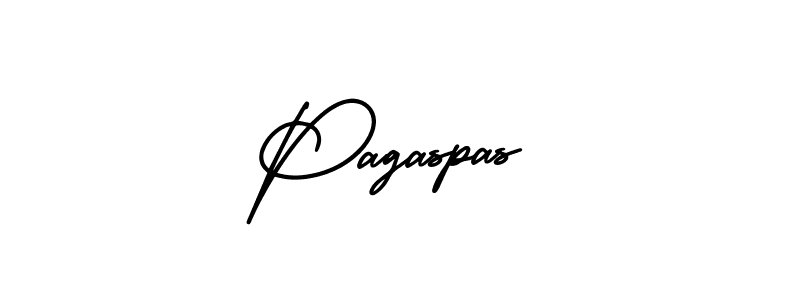 Design your own signature with our free online signature maker. With this signature software, you can create a handwritten (AmerikaSignatureDemo-Regular) signature for name Pagaspas. Pagaspas signature style 3 images and pictures png