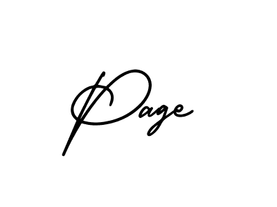 Use a signature maker to create a handwritten signature online. With this signature software, you can design (AmerikaSignatureDemo-Regular) your own signature for name Page. Page signature style 3 images and pictures png