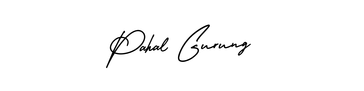 if you are searching for the best signature style for your name Pahal Gurung. so please give up your signature search. here we have designed multiple signature styles  using AmerikaSignatureDemo-Regular. Pahal Gurung signature style 3 images and pictures png