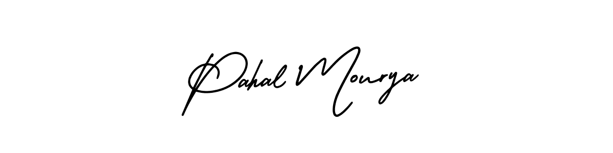 Design your own signature with our free online signature maker. With this signature software, you can create a handwritten (AmerikaSignatureDemo-Regular) signature for name Pahal Mourya. Pahal Mourya signature style 3 images and pictures png