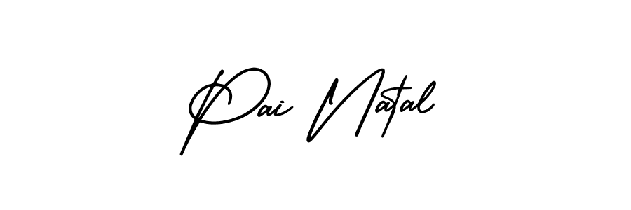 Use a signature maker to create a handwritten signature online. With this signature software, you can design (AmerikaSignatureDemo-Regular) your own signature for name Pai Natal. Pai Natal signature style 3 images and pictures png