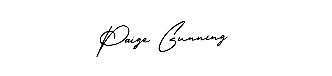 Also we have Paige Gunning name is the best signature style. Create professional handwritten signature collection using AmerikaSignatureDemo-Regular autograph style. Paige Gunning signature style 3 images and pictures png