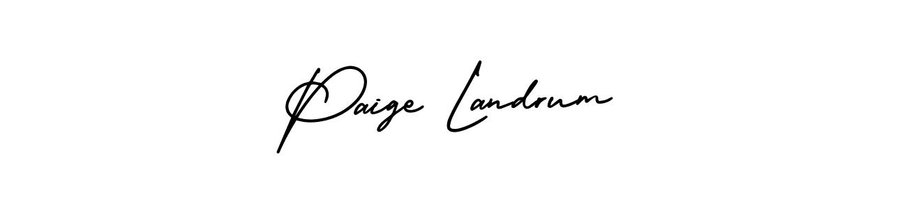 Also You can easily find your signature by using the search form. We will create Paige Landrum name handwritten signature images for you free of cost using AmerikaSignatureDemo-Regular sign style. Paige Landrum signature style 3 images and pictures png