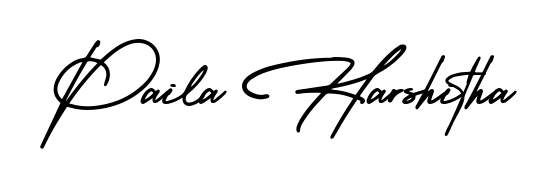 Once you've used our free online signature maker to create your best signature AmerikaSignatureDemo-Regular style, it's time to enjoy signing your documents with Paila Harshitha name. Paila Harshitha signature style 3 images and pictures png