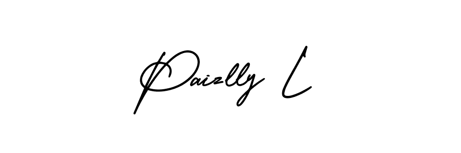 Once you've used our free online signature maker to create your best signature AmerikaSignatureDemo-Regular style, it's time to enjoy all of the benefits that Paizlly L name signing documents. Paizlly L signature style 3 images and pictures png