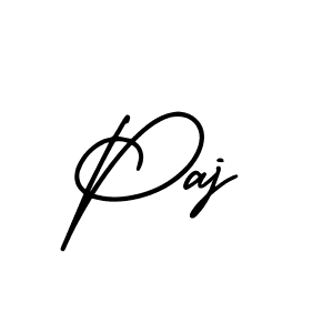 How to make Paj signature? AmerikaSignatureDemo-Regular is a professional autograph style. Create handwritten signature for Paj name. Paj signature style 3 images and pictures png