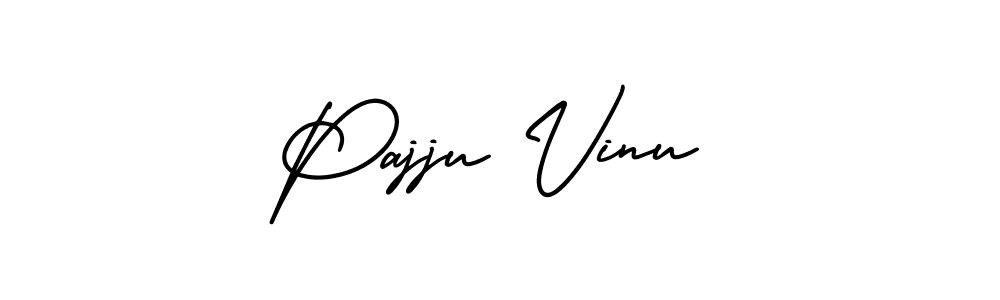 Also we have Pajju Vinu name is the best signature style. Create professional handwritten signature collection using AmerikaSignatureDemo-Regular autograph style. Pajju Vinu signature style 3 images and pictures png