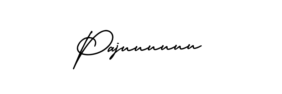 Use a signature maker to create a handwritten signature online. With this signature software, you can design (AmerikaSignatureDemo-Regular) your own signature for name Pajuuuuuu. Pajuuuuuu signature style 3 images and pictures png