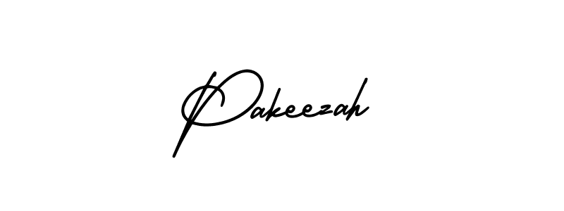 Design your own signature with our free online signature maker. With this signature software, you can create a handwritten (AmerikaSignatureDemo-Regular) signature for name Pakeezah. Pakeezah signature style 3 images and pictures png