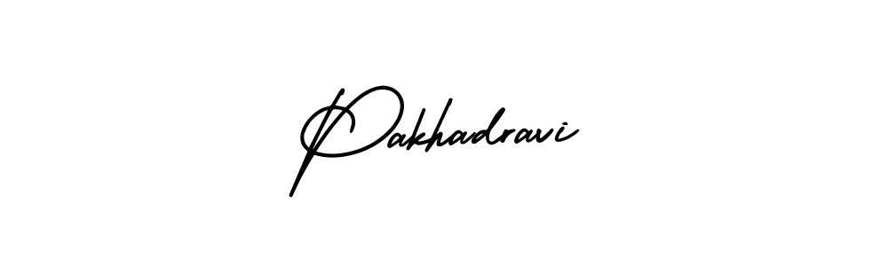 Design your own signature with our free online signature maker. With this signature software, you can create a handwritten (AmerikaSignatureDemo-Regular) signature for name Pakhadravi. Pakhadravi signature style 3 images and pictures png