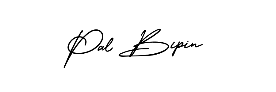 Pal Bipin stylish signature style. Best Handwritten Sign (AmerikaSignatureDemo-Regular) for my name. Handwritten Signature Collection Ideas for my name Pal Bipin. Pal Bipin signature style 3 images and pictures png